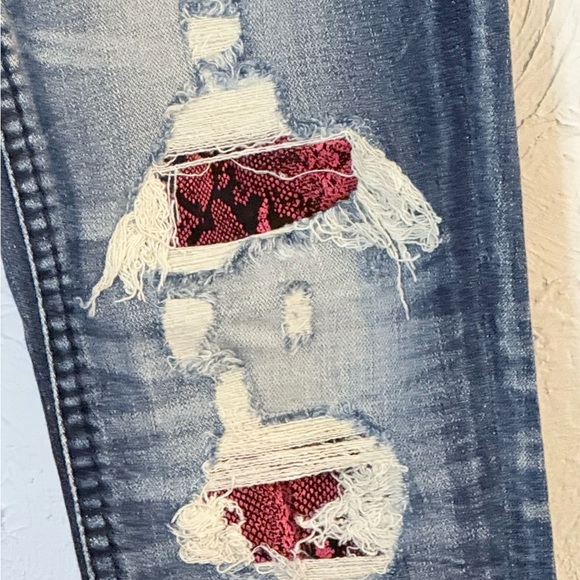 Rock Revival Collector’s Edition #445/825 Carmine Ultra High Rise Skinny Jeans - Picture 14 of 16